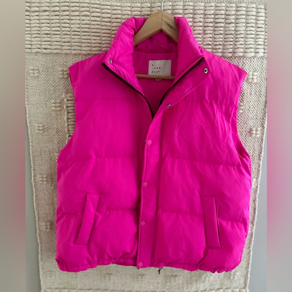 A New Day from Target Hot pink puffer vest